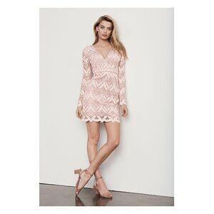StyleStalker Elora Lace Geometric Dress
